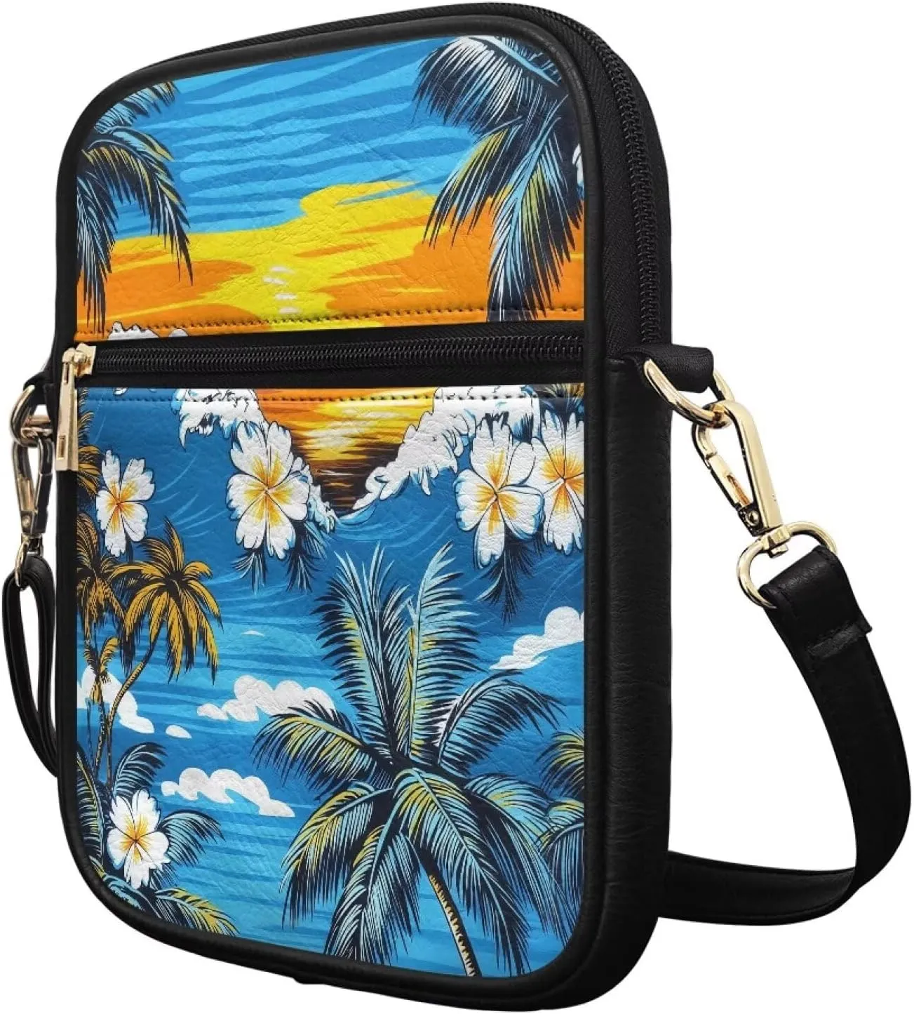 Vintage Kawaii Small Crossbody Bags Mini Messenger Bag Leather Small Purse Crossbody Shoulder Bag for Women Men