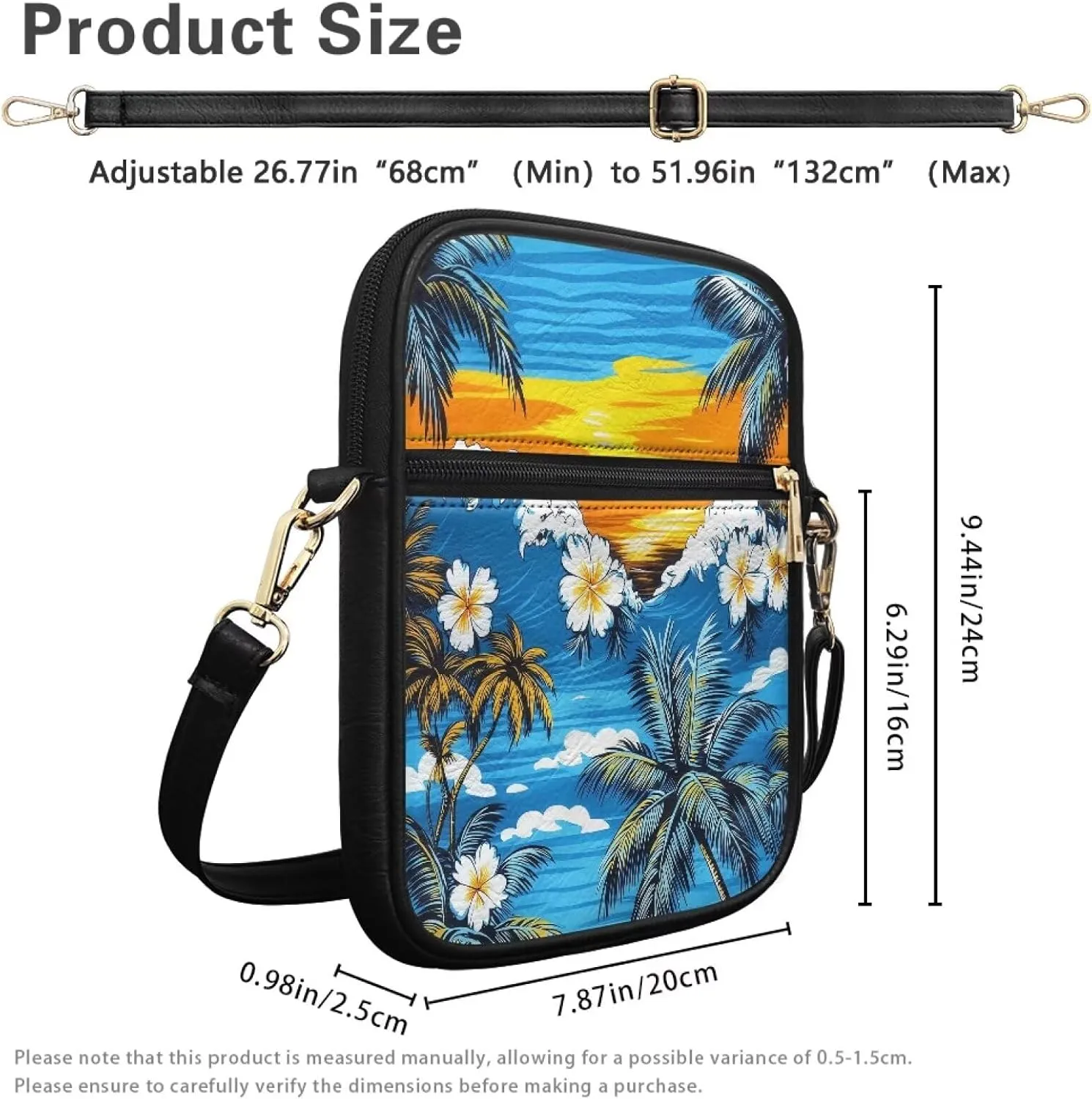 Vintage Kawaii Small Crossbody Bags Mini Messenger Bag Leather Small Purse Crossbody Shoulder Bag for Women Men