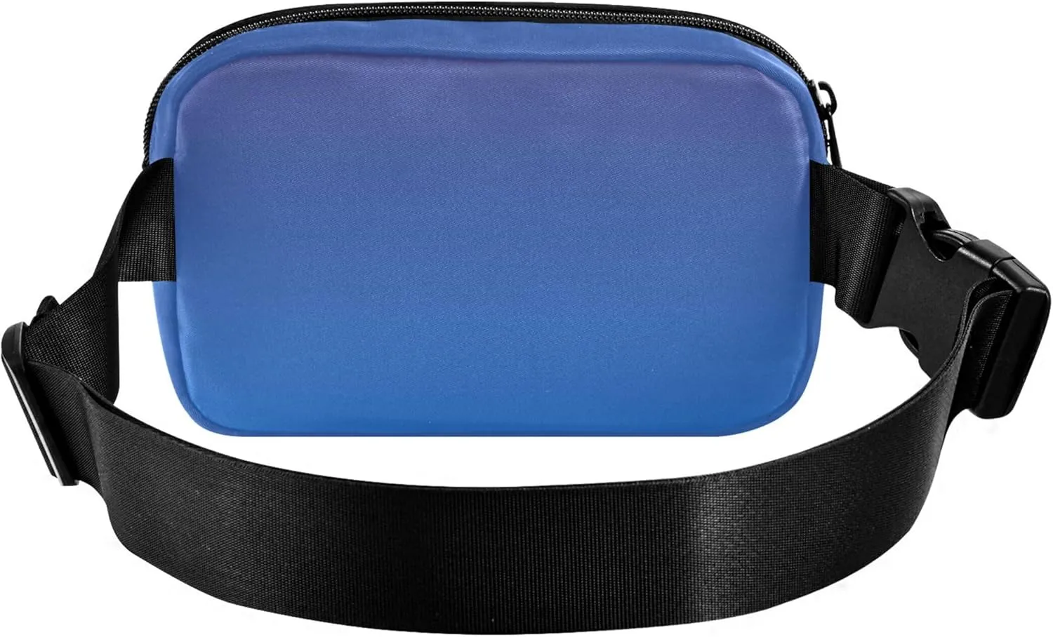 Violet Blue Gradient Ombre Fanny Packs Women Funky Everywhere Belt Bag Waterproof Cross Body Waist Purse