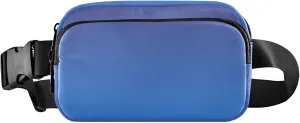 Violet Blue Gradient Ombre Fanny Packs Women Funky Everywhere Belt Bag Waterproof Cross Body Waist Purse