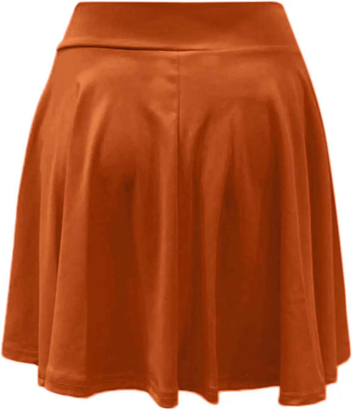 Women High Waist Skater Skirts Slim Fit Flare Mini Skirt with Shorts, Casual Athletic Skorts Pleated Tennis Skirt