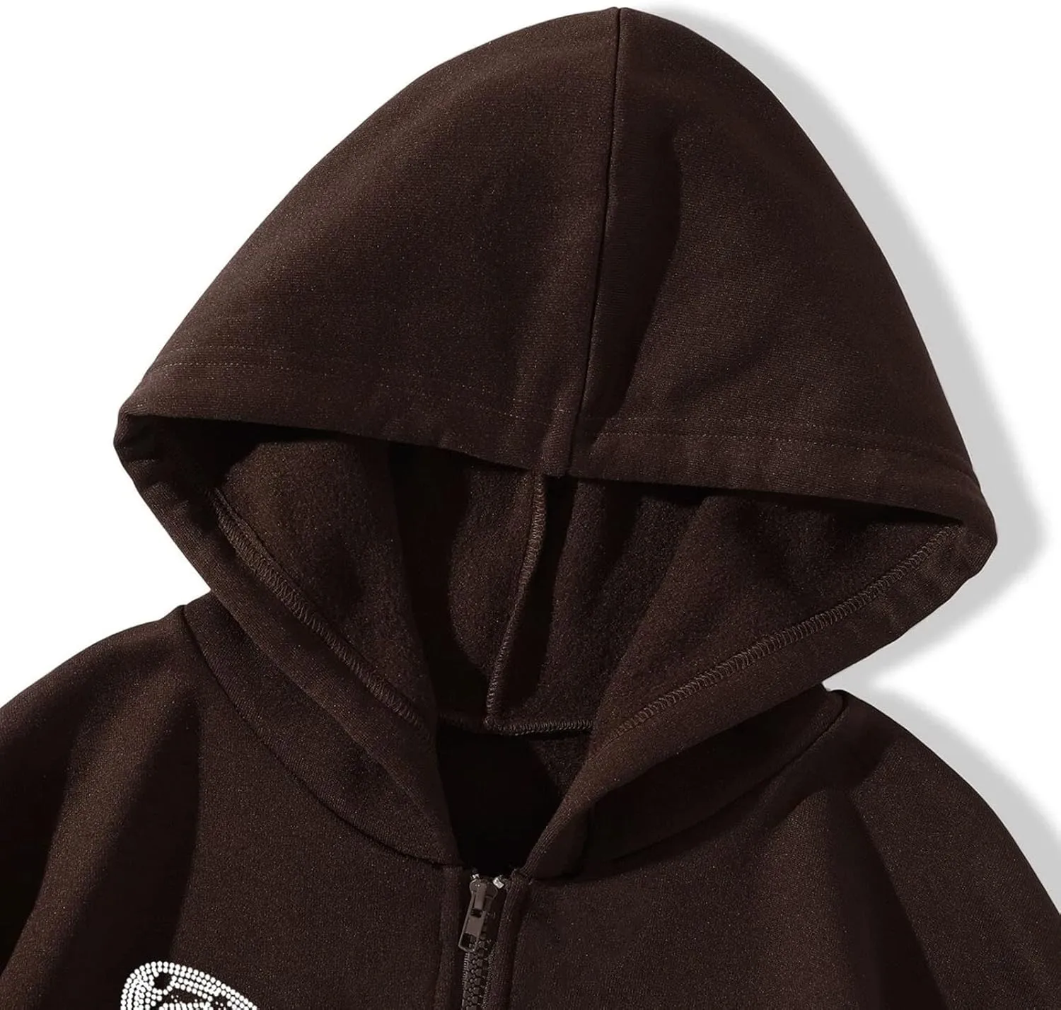 Women Y2K Spider Web Love Heart Hoodies Punk Jacket Coat Streetwear Goth Harajuku Oversized Zip Up Hooded Sweatshirt