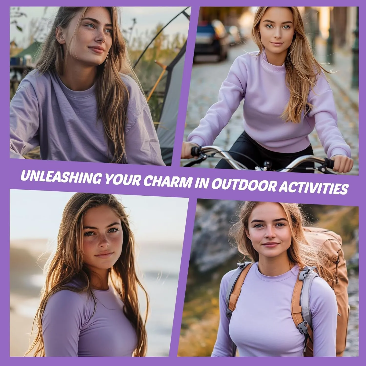 womens 2 Pack UPF50  Sun Shirt Long Sleeve Hoodies UV Protection Clothing Hiking Athletic Outdoor Lightweight Shirt
