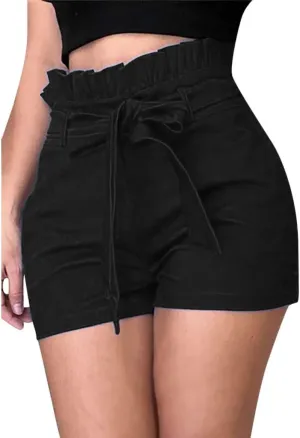 Women's 2.5" Solid Shorts Hiking Athletic Shorts Strappy High Waist Yoga Lounge Athletic Shorts Comfy Casual with Pockets