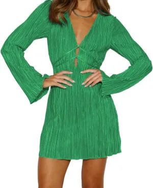 Women's Coquettish Long Sleeve Floral Lace Mini Dress Fairycore Square Neck Smocked A Line Flowy Cottagecore Dress