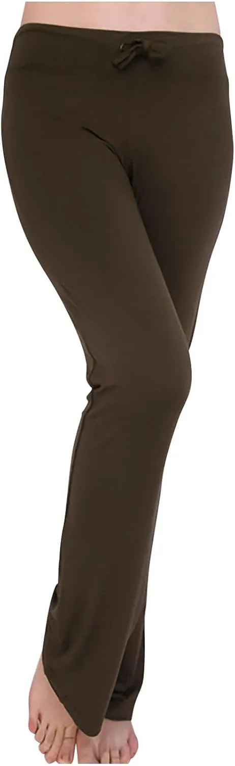 Women's Sports Yoga Pants Soft Bootcut Sweatpants High Waist Modal Cotton Flare Workout Pant Casual Trousers