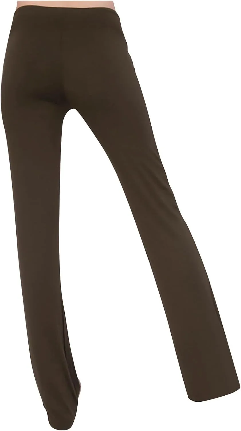 Women's Sports Yoga Pants Soft Bootcut Sweatpants High Waist Modal Cotton Flare Workout Pant Casual Trousers
