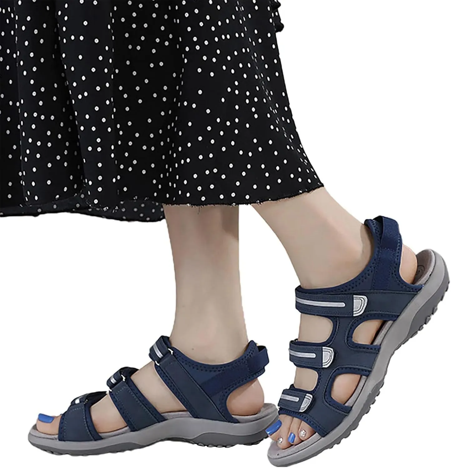 Women's Sporty Flat Sandals - Comfortable Wear-Resistant Flat Bottom Summer Shoes