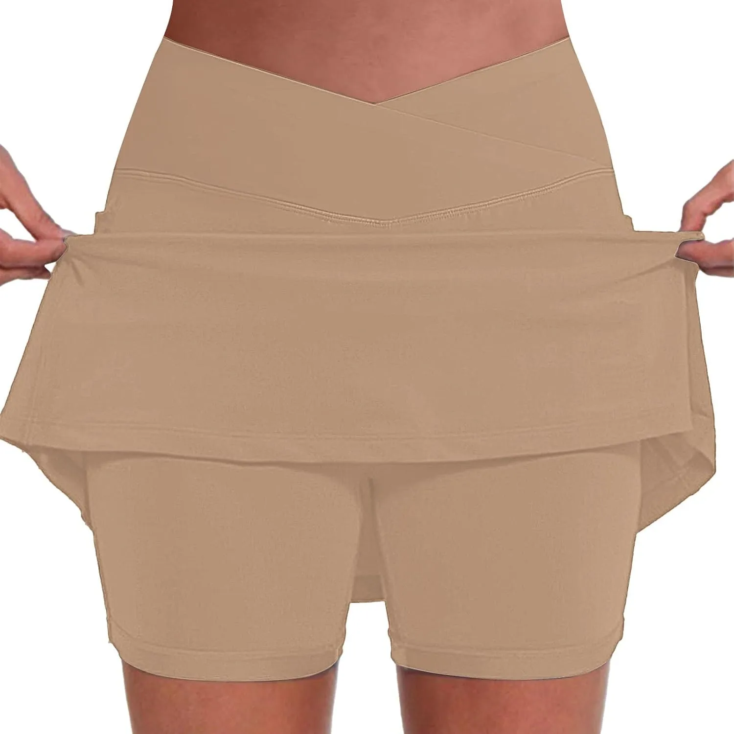 Women's Tennis Golf Skirts High Waisted Yoga Shorts for Workout Athletic Skorts Sports Running Pickleball with Pockets