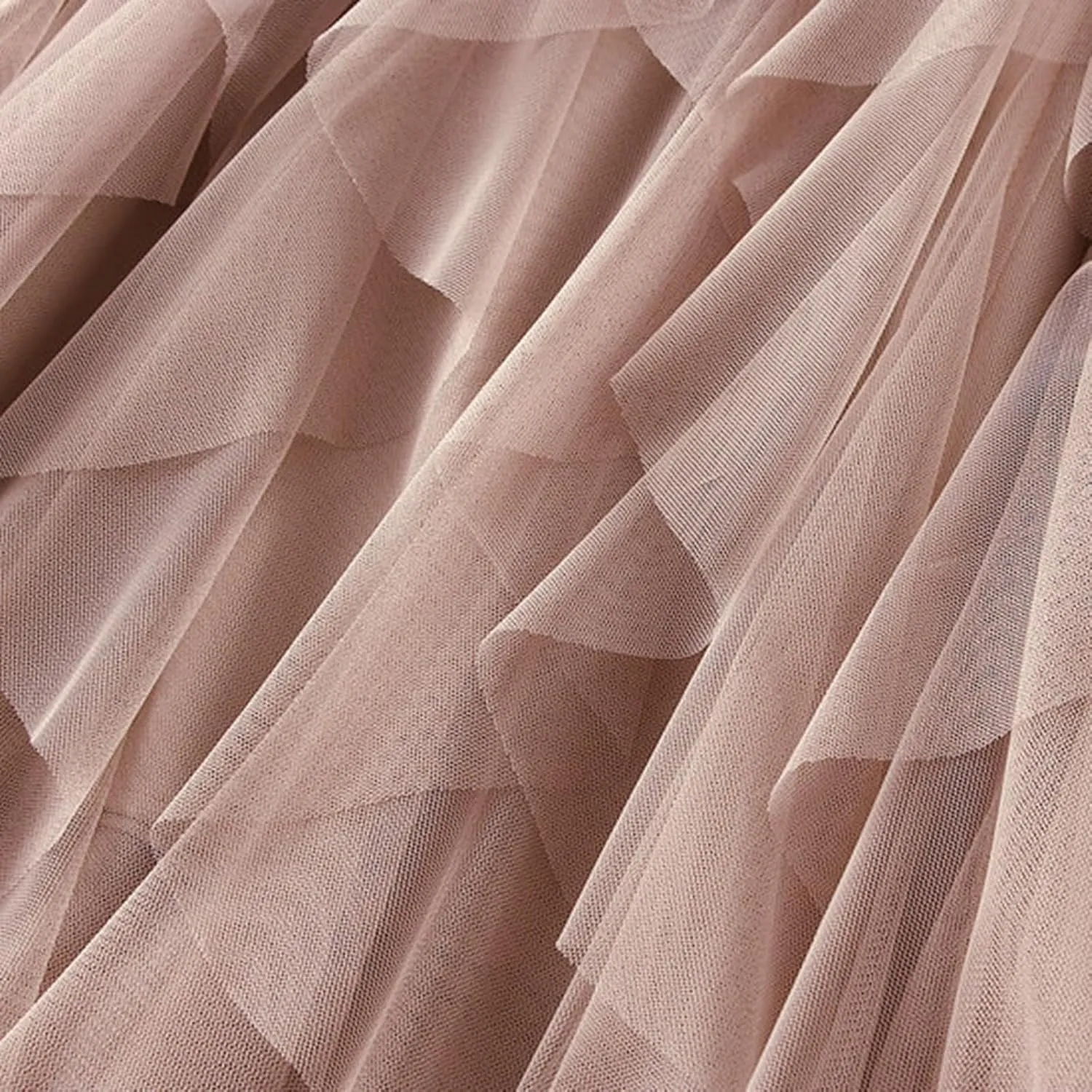 Women'S Tulle Skirt Elastic Waist Tutu Skirt Layered Puffy Fairy Skirts Mesh Layered Skirts Party Skirts