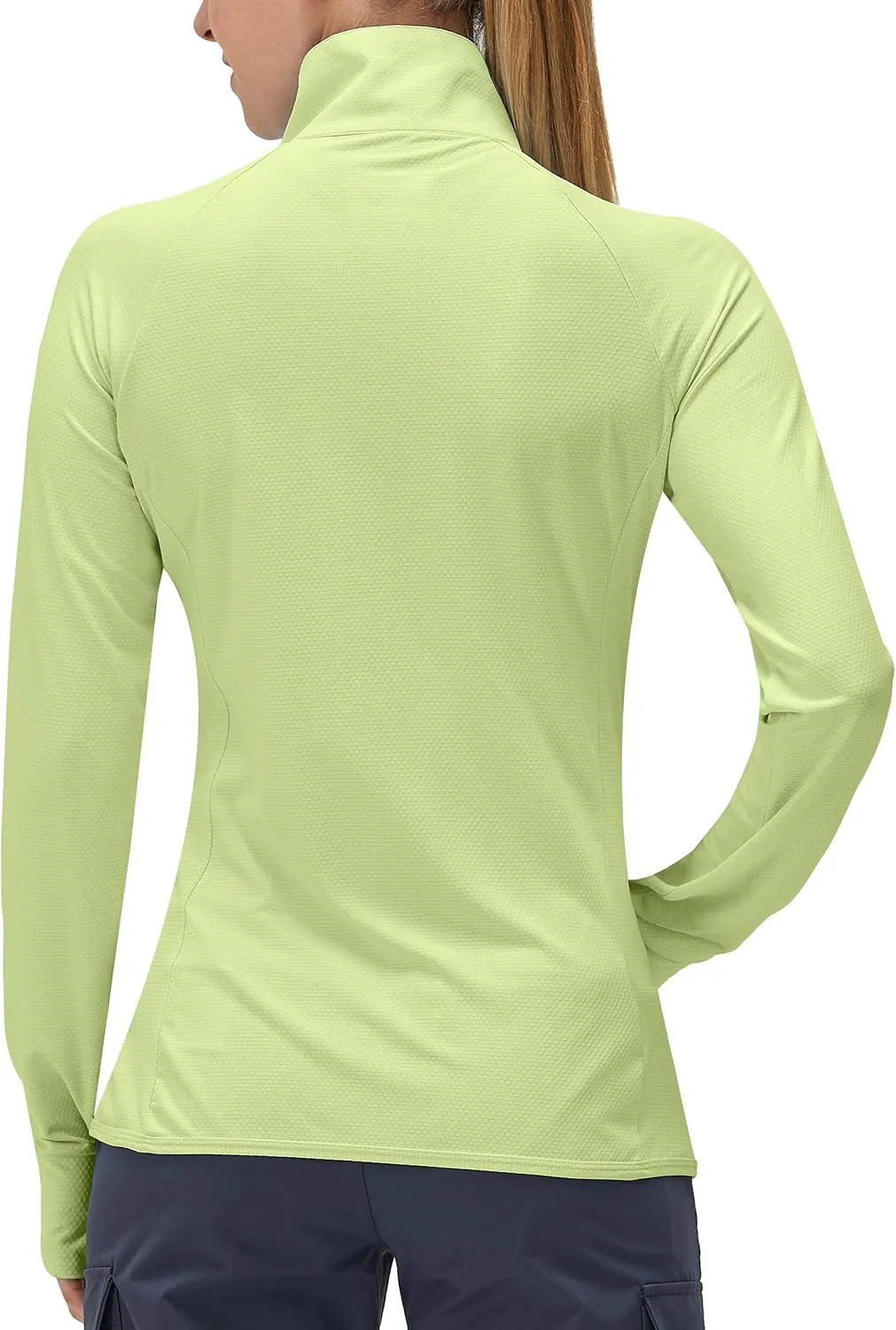 Women's UPF 50  UV Sun Protection Clothing Long Sleeve Athletic Hiking Shirts Lightweight SPF Zip Up Outdoor Jacket