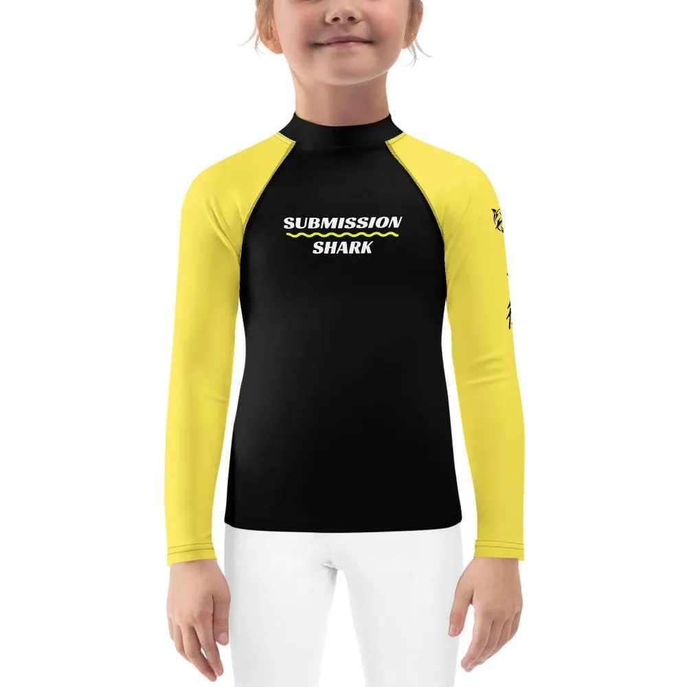 Yellow SS Premium Standard ~ Kid's Rash Guard