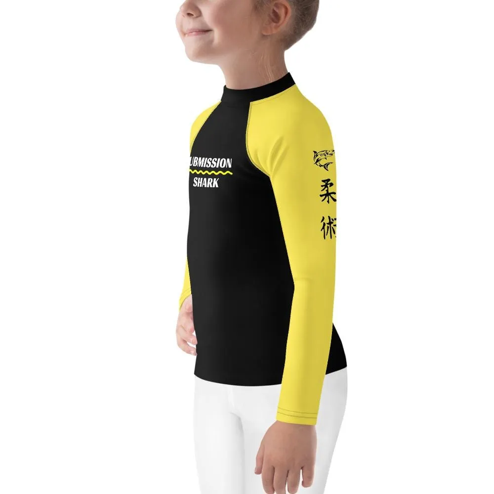 Yellow SS Premium Standard ~ Kid's Rash Guard