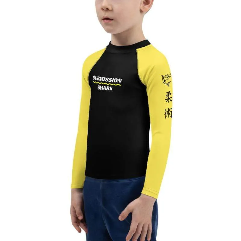 Yellow SS Premium Standard ~ Kid's Rash Guard