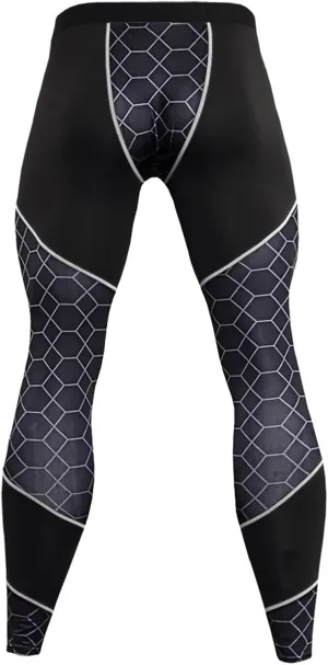 ZYXTIM Men's Compression Pants, Quick Dry Gym Workout Sports Running Tights Slim Fit Yoga Leggings with Pocket/Non-Pocket